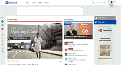 Desktop Screenshot of chess24.com