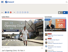 Tablet Screenshot of chess24.com